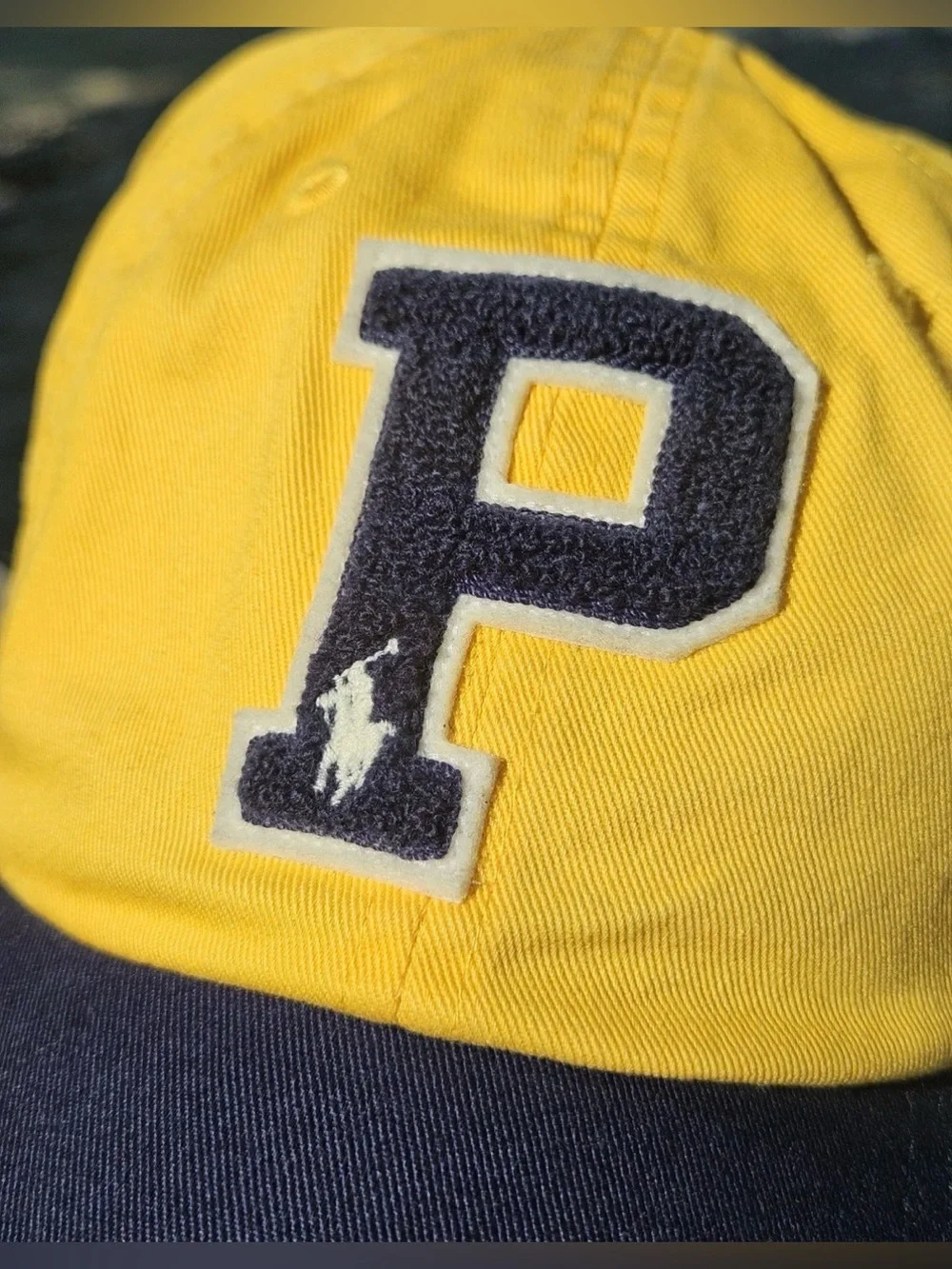 Polo Ralph Lauren Twill Baseball Cap Yellow